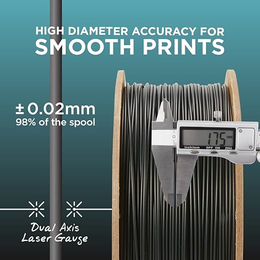 Polymaker PLA Filament, Yellow 3D Printing PLA Filament 1.75mm 1kg - PolyLite 3D Printer PLA Filament, Dimensional Accuracy +/- 0.03mm, Compatible with Most 3D Printer, Yellow