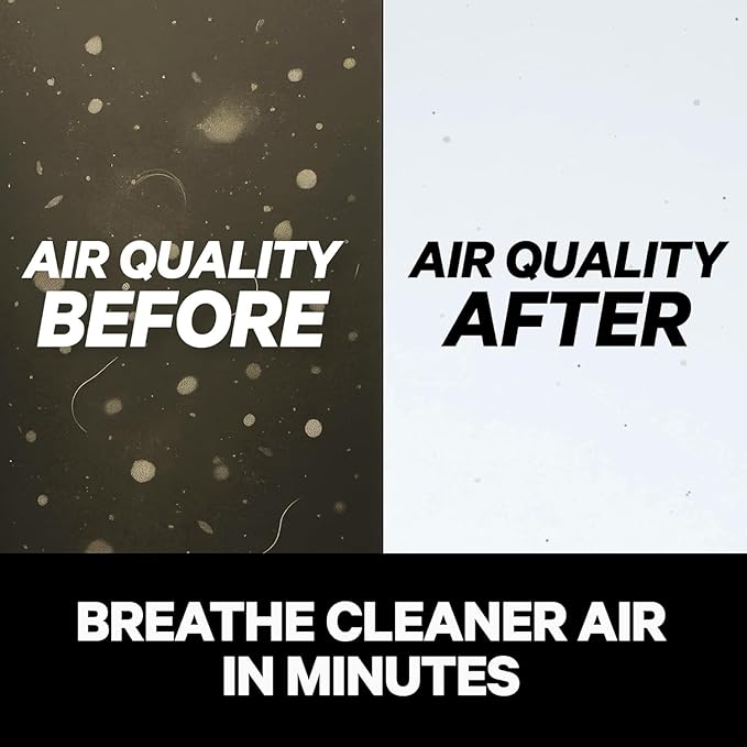 PuroAir Air Purifier 100i Smart HEPA Air Purifiers for Home Pets - Portable Small Air Purifier Filters up to 550 Ft² of Pollutants, Smoke, Pollen, Dust - Room Air Purifiers for Bedroom, Baby, Office