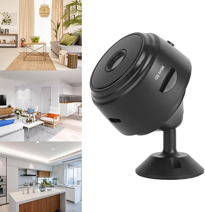Walfront Security Camera Indoor 120° Wide Angle 720P Motion Detection Alarm Home Surveillance for Children Elders Pet