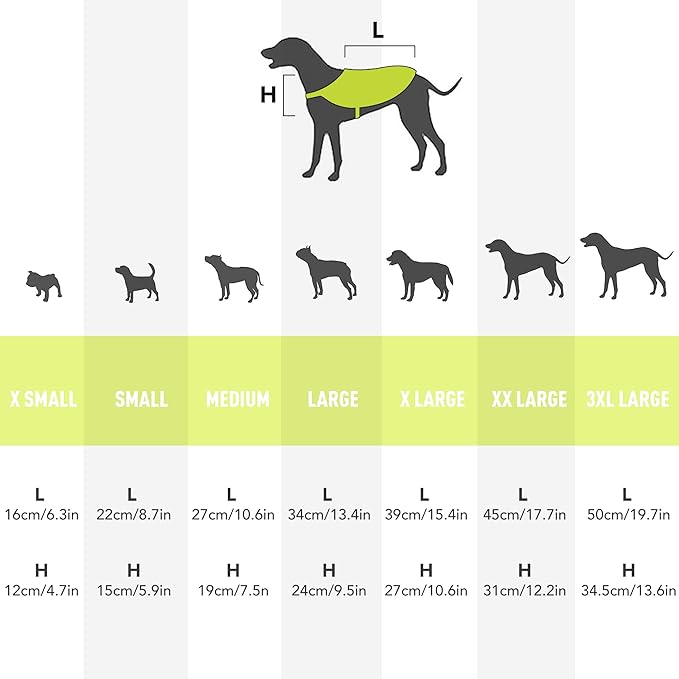 Customize Yellow Reflective Dog Vest for XSmall,High Visibility Dog Safety Vest Harness with Removable Bell Keep Safe from Hunting, Training & Cars Accidents