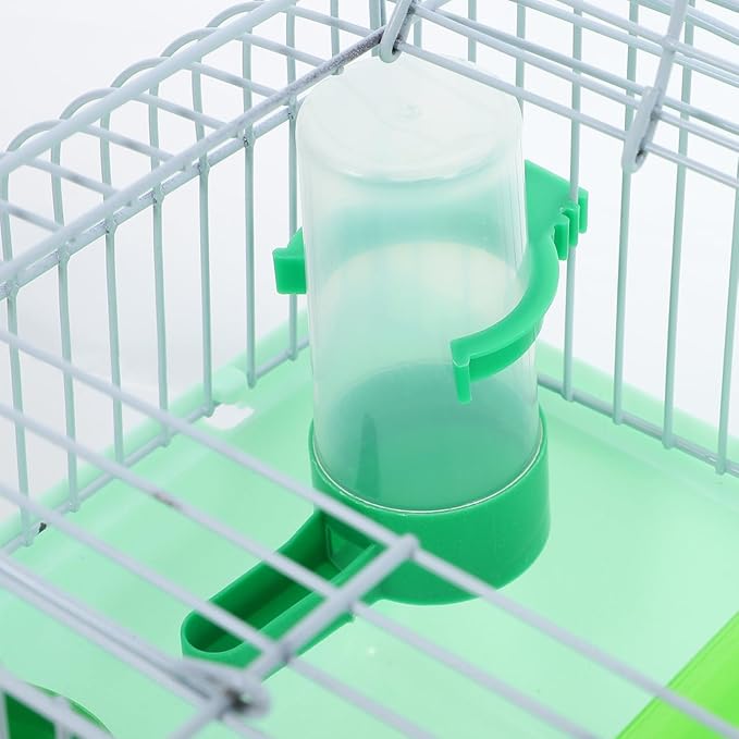 VANZACK Portable Birdcage Parrot Cage Parakeet Parakeet Travel Bird Carrier Bird Accessories Bird Carrier Travel Small Bird Cockatiel Abs Light Green