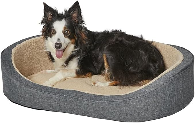 MidWest Homes for Pets Medium QuietTime Deluxe Hudson Pet Bed- Gray