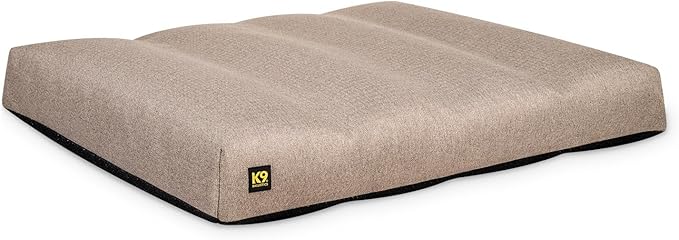 K9 Ballistics Tough Rectangle Pillow Dog Bed - Removable Cover, Washable, Durable & Water Resistant Dog Bed - X-Large, Taupe Premium Finish