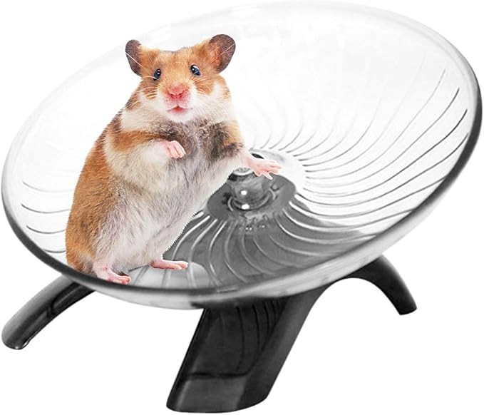 Kakalote Hamster Wheel, Hermit Crab Climbing Toys Silent Running Exercise Wheel, Small Animal Exercise Wheels Hermit Crabs Wheel for Hamsters, Gerbils, Hermit Crab Small Cage
