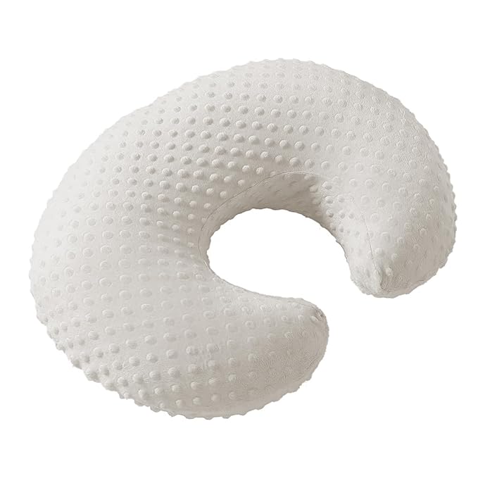 Nursing Pillow and Positioner for Breastfeeding, Ultra Soft Baby Breastfeeding Pillows for More Support for Mom and Baby, with Premium Removable Cover (Sand)