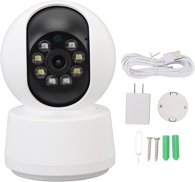 Camera for Dog Pet Baby Home Security, Security Monitor Pet Camera APP Remote Control Smart Motion Detection Table Monitor Camera 2 Way Talk Home Security Camera for Baby & Pet