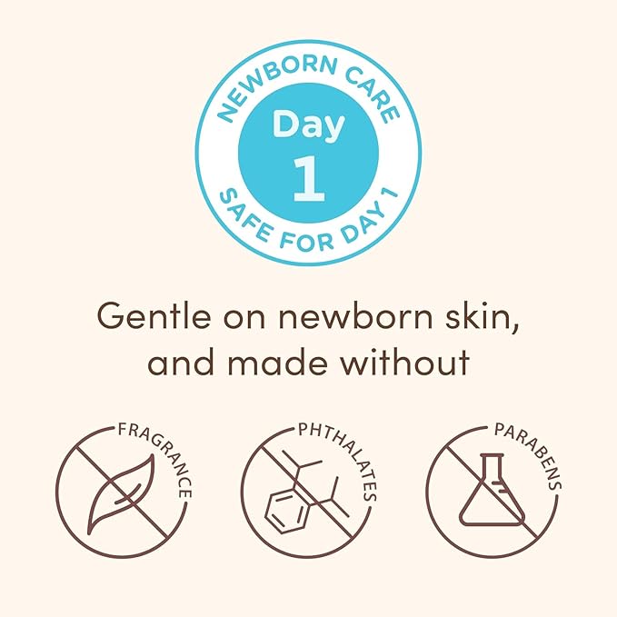 Bundle of Aveeno Baby Healthy Start Newborn Wash, Hypoallergenic Baby Body Wash with Prebiotic Oat, Fragrance-Free, 8 fl. oz + Newborn Balm, Baby Skin Balm with Prebiotic Oat , Fragrance-Free, 5 oz