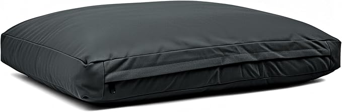 WHITEDUCK Dog Bed Cover (Black) 35" Lx20 Wx4.3 th (M)