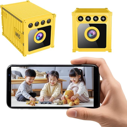 Smart Wireless Camera, WiFi Wireless Monitor, AI Motion Detection, Night Vision, Cloud Storage, Miniature Camera Suitable for Home Security, Baby, and pet Protection.