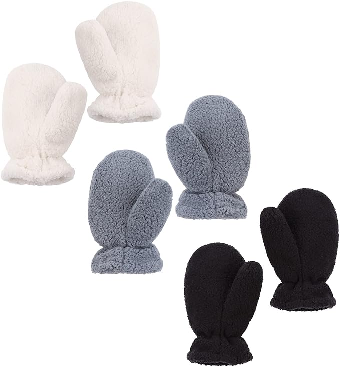 Zsedrut Baby Boys Winter Glove Warm Toddler Infant Girls Mittens Fleece Lined Gloves 1-7 Years