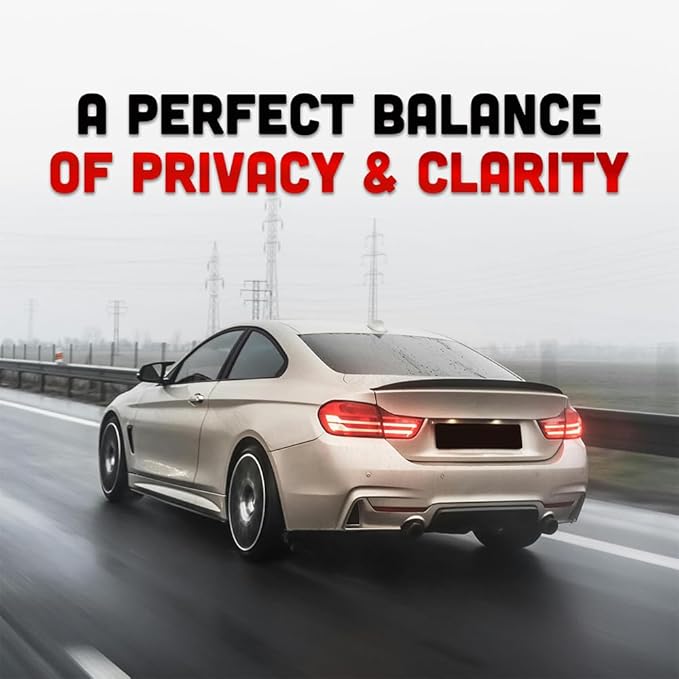 United Centurion Window Tint 42% VLT 24" Inx100'Ft 2Ply Carbon - PET Laminated Adhesive Film - Privacy Window Tint for Cars, Home, Blocks UV/IR Rays, Reduce Heat & Glare - Lifetime Color Stability