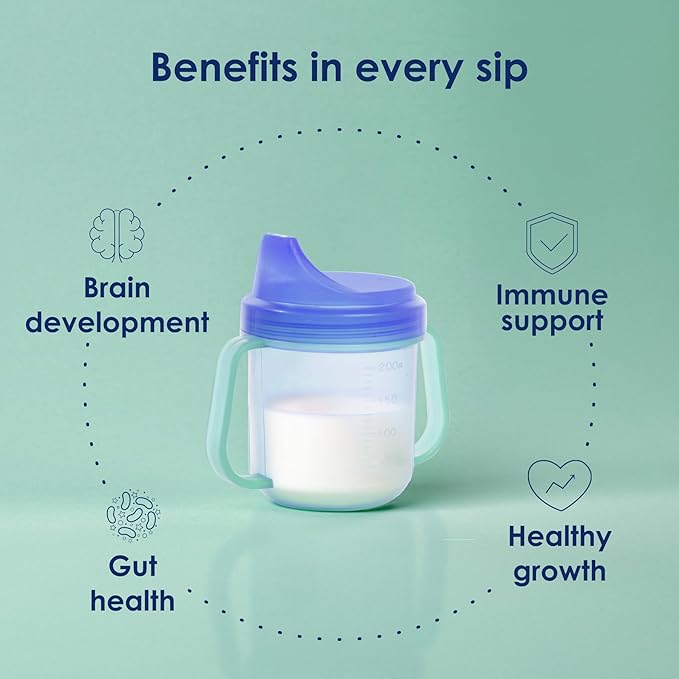 Kabrita Goat Milk Toddler Nutrition, 12-24 Months - Easy to Digest, Contains Vitamin D, Calcium, Iron, DHA, Non-GMO - Gentle on Sensitive Tummies - Supports Gut Health & Sleep - 28oz (Pack of 6)