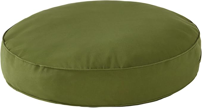 Gordie Round Indoor/Outdoor Pillow Style Dog Bed, Juniper, Medium