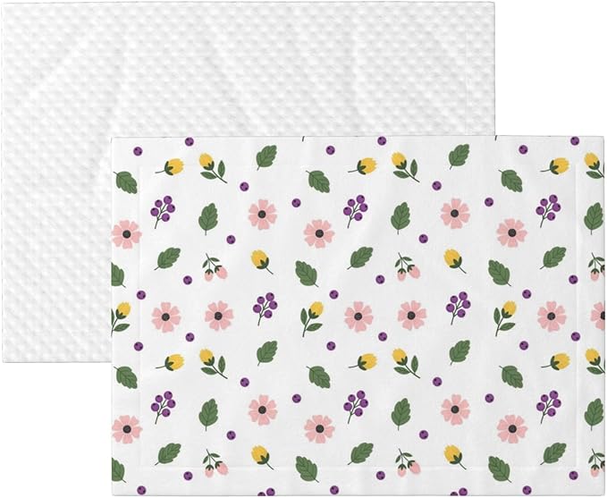 Two Sided Plush Pet Blanket for Warmth Comfort, Leaf Autumn Pattern, Reversible Throw with Cozy Nubby Side for Chilly Nights Napping Spots Around House