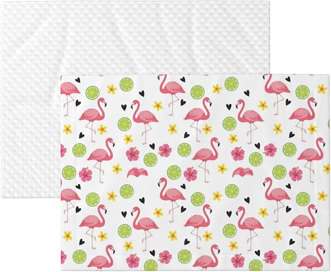 Pet Blanket for Couches and Beds, Cute Pink Flamingo, Reversible Double Sided Plush Design with Soft Bumpy Texture and Smooth Surface, Furniture Protector