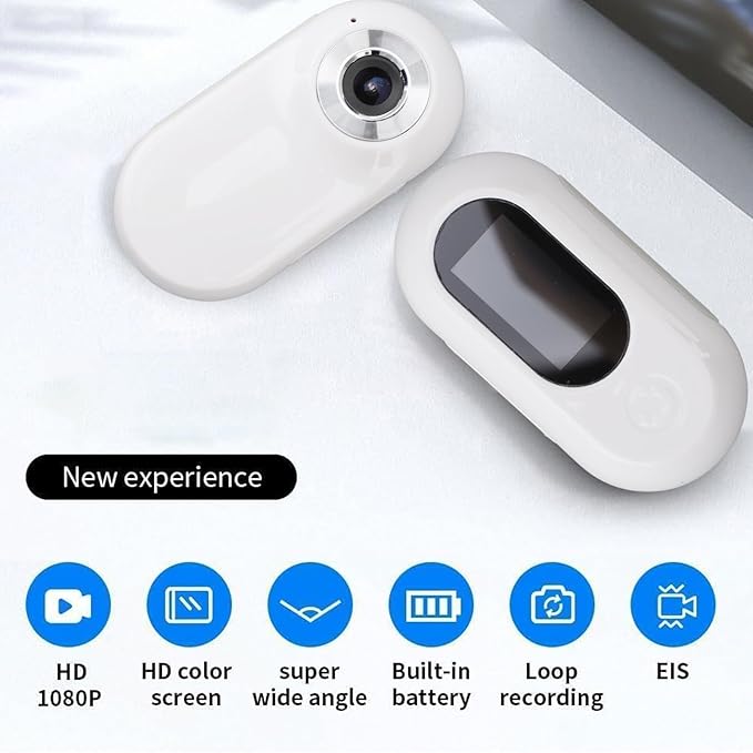 Denash 4K Cat Camera Collar, HD 1080P Wide Angle LCD Display, Ultralight Cat Camera with Video & Photo Function for Dogs Cats Gift Indoor/Outdoor Puppy Supplies