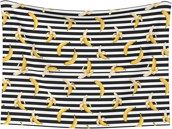 Reversible Plush Throw for Dogs and Cats, Banana and Strap, Double Sided Blanket with Nubby Dot Side and Sleek Side Ideal for Cuddling Nesting Security