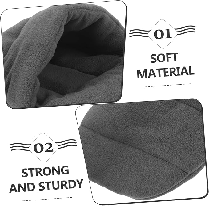 Sosoport Cushion Pet Bed for Puppy Cat Kitten Dog Rabbit Guinea Pig Cozy Warm Ventilated Nest Dog Bed Furniture Grey