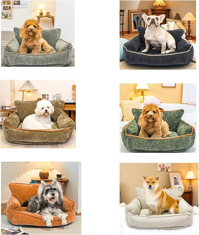 Pet Beds for Medium Dogs,Dog Beds Medium Sized Dog,Waterproof Dog Bed,M(23.5"x15.5"x13.5")