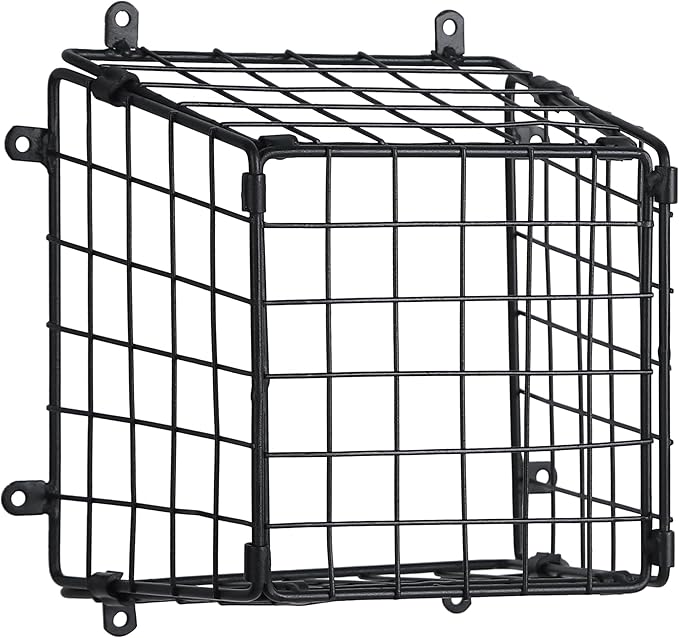 Dryer Vent Cover Guard Outside, Dryer Exhaust Vent Cover Bird Guard Protector to Prevents Birds from Entering, Universal Bird Cage for 3" to 4" Bathroom Outdoor Exhaust Ventilation Fan, 7"x7"x4.5"