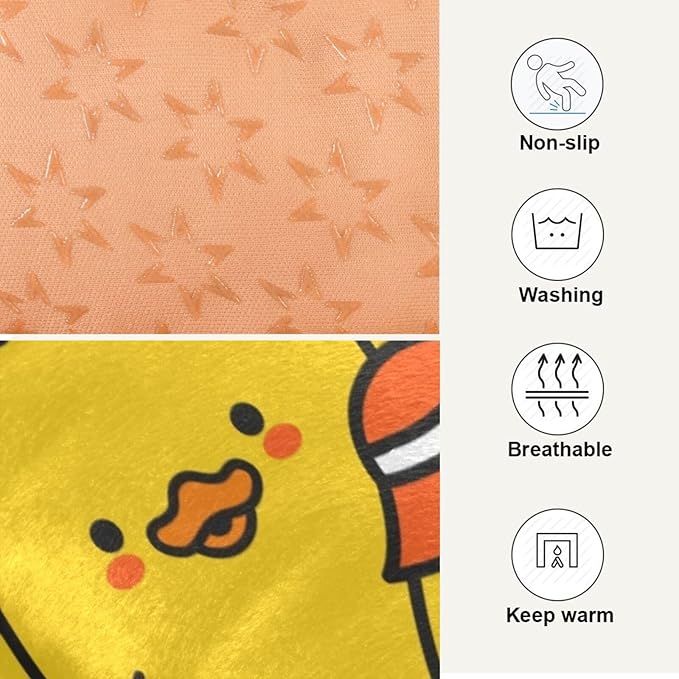 Pet Bed Cute Funny Ducks Dog Bed Mat Absorbing Non Slip Pad Pet Sleeping Mat for Small, Medium, and Large Dogs Puppy Cat 36 in x 24 in