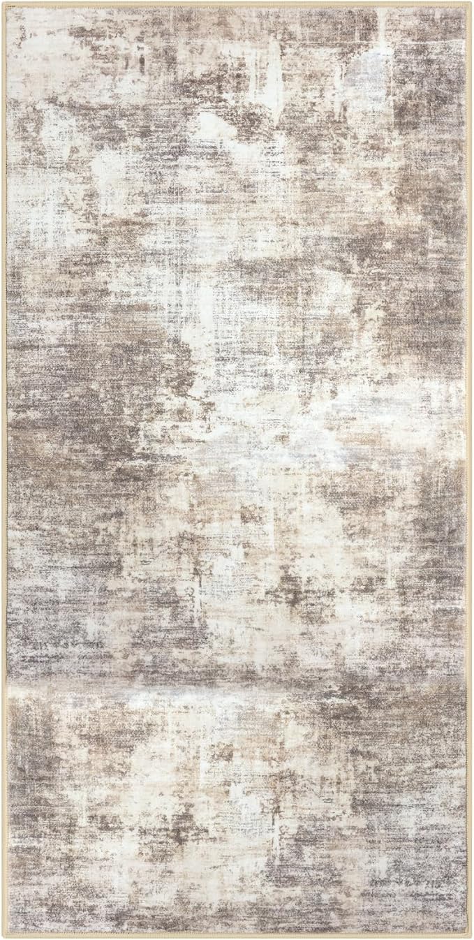 IOHOUZE Abstract Runner Rug 3x6 Ft Washable Runners