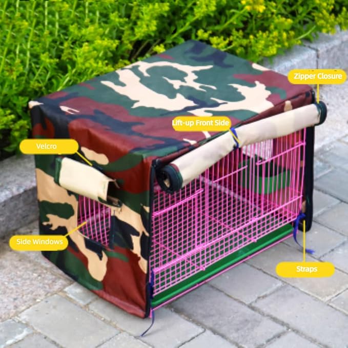 MANON ROSA Bird Cage Cover - Lightproof Birdcage Covers Nighttime- Ideal for Parrots Cockatiels Parakeets Cockatoos Lovebirds Finches Budgerigars Conure (XXL(23.6" Lx15.7 Wx15.7 H),Blue)