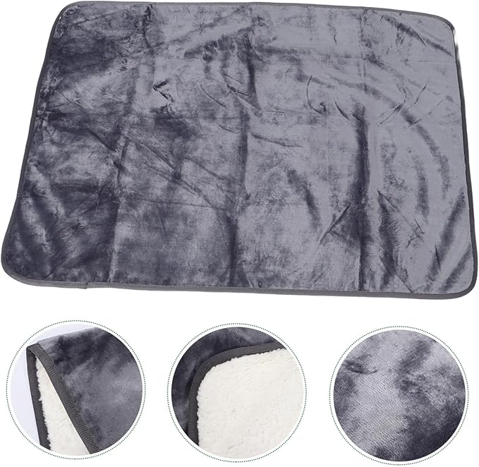 POPETPOP Waterproof PET Blanket for Dogs and Cats Soft Washable Dog Bed Cover 100x75cm Thick Furry Blanket Sofa Protector for Pets for Furniture and Travel