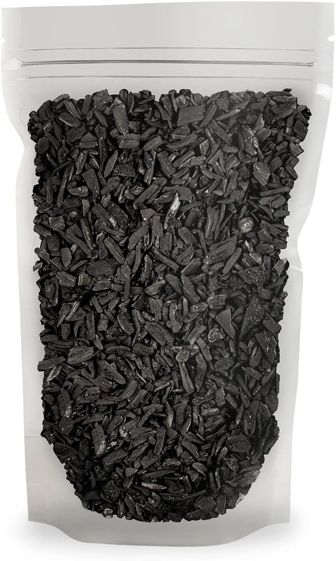 GARDENERA Horticultural Charcoal for Indoor Plants [3-Quart Bag] Black Diamond Soil Amendment for Orchids, Terrariums, and Gardening