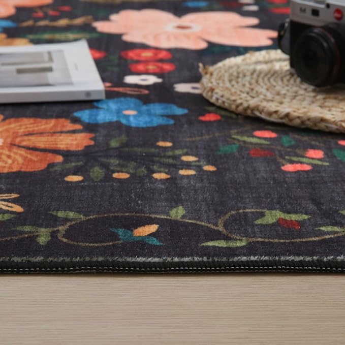 Rugcomf Washable Kitchen Runner 2'7"x12'