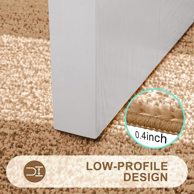 Kitinjoy Indoor Outdoor Door Mat, 44x24 Non-Slip Absorbent Dirt Trapper