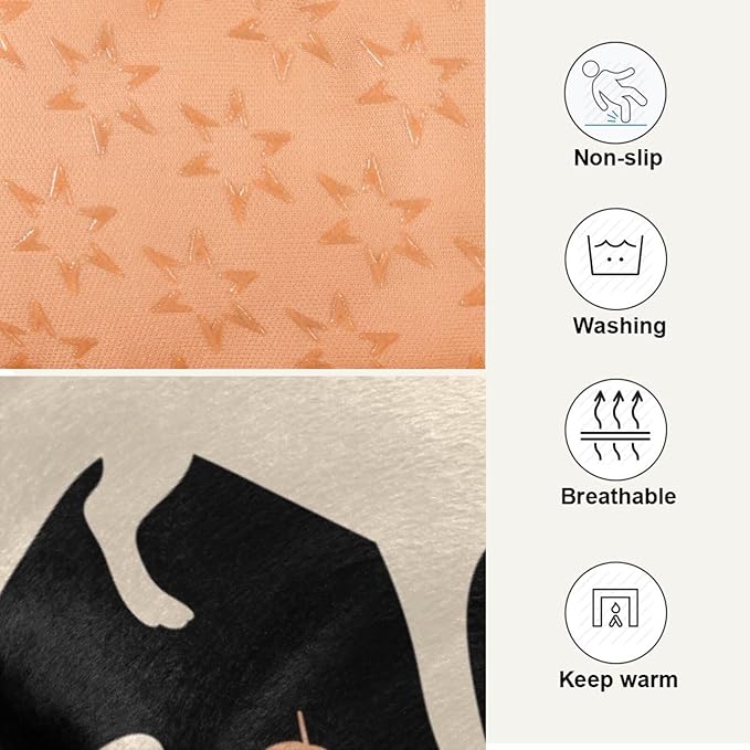 Cute Dog Pet Bed Cute Dog Bed Mat Absorbing Non Slip Pad Pet Sleeping Mat for Small, Medium, and Large Dogs Puppy Cat 24 in x 18 in