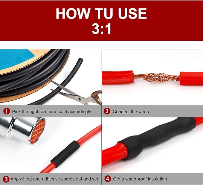 Chanzon 3:1 Ratio - 80ft Roll - Heat Shrink Tubing 1-1/4" (30mm) - Marine Grade Waterproof Adhesive Lined - (25M Total Length) White Polyolefin Sleeving Wrap Shrinking 3 to 1 Ratio 1pcs