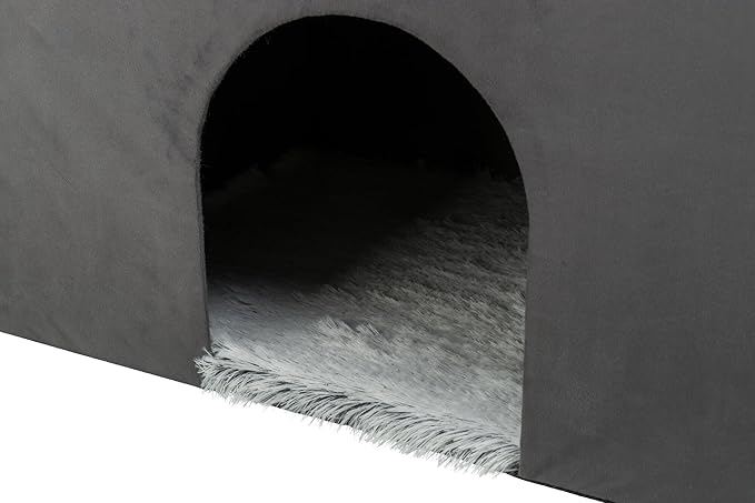 Trixie Harvey Cave - Cat Bed - Soft and Durable Cube House - Foldable Hideaway - Pet Condo for Indoor Cats and Small Dogs