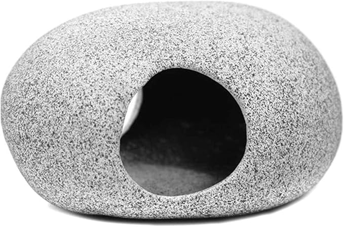 XMHF Aquarium Decorations Rock, Ceramic Shelters - Shrimp Habitat, Breeding Tube, Hiding cave, Stackable Fish Tank Decor Cave for Hiding, Betta Fish