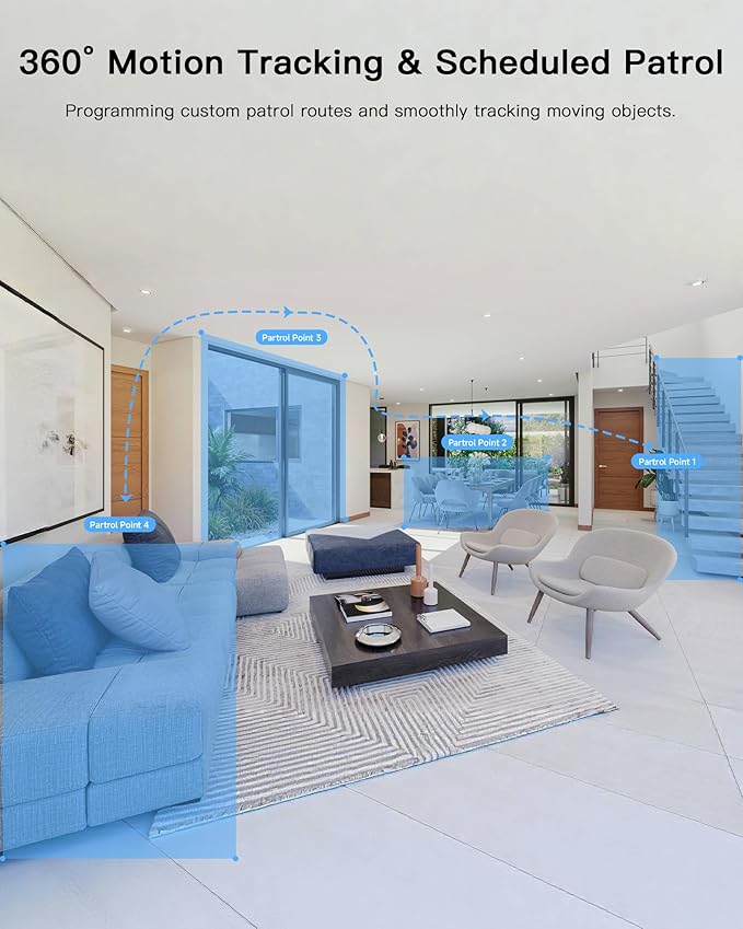 ARENTI 5G 4MP Pet Camera 2 Pack, No Subscription Indoor Security Camera for Dog/Cat/Baby, Free Phone App, Dual-Band WiFi, Auto Tracking, Super Night Vision, 2-Way Talk, 64G Local Storage(P2Q 64G 2PC)