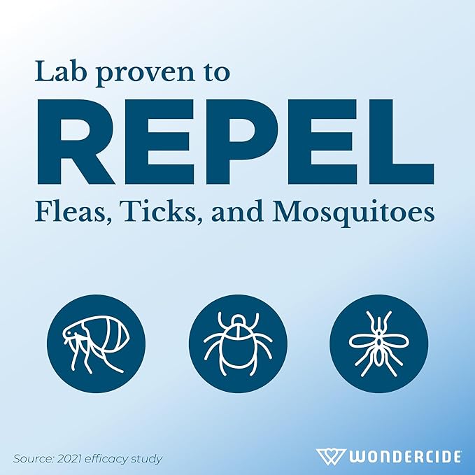 Wondercide - Dog Collar - Flea, Tick, Mosquito Repellent for Dogs with Natural Essential Oils - Small Medium 3PK - Up to 12 Months Protection