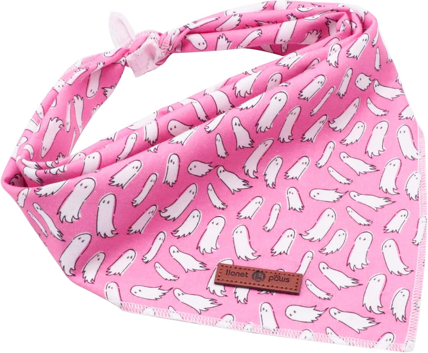 Lionet Paws Halloween Dog Bandana for Small Medium Large Dogs, Cat Dogs Kerchief Triangle Bibs Scarf for Girl or Boy