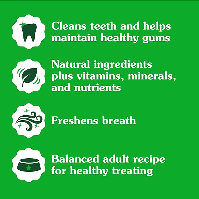 Greenies Original Petite Dental Dog Treats, (4) 30 ct Packs (120 Treats)