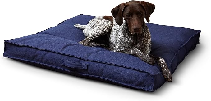 South Pine Porch Mila Square Tufted Pillow Style Dog Bed, Cobalt, Large (40" x 40")