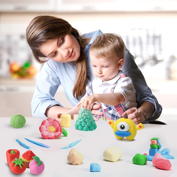 A‌RTPAR Air Dry Clay 156 Colors,Modeling Magic Clay for Kids Bulk Kit, Soft & Non Sticky,Non-Toxic Art and Crafts Supplies for Classroom Projects, Creative Toys Family Party Games for Boys & Girls
