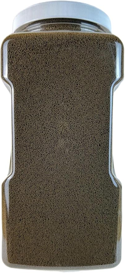 Aquatic Foods Inc. 0.5mm - 1/64" Tropical & Community Fish Floating Micro Pellets for Tetras, Guppies, Angel Fish, Small Cichlids, Goldfish. All Tropicals. - WL…8oz Jar