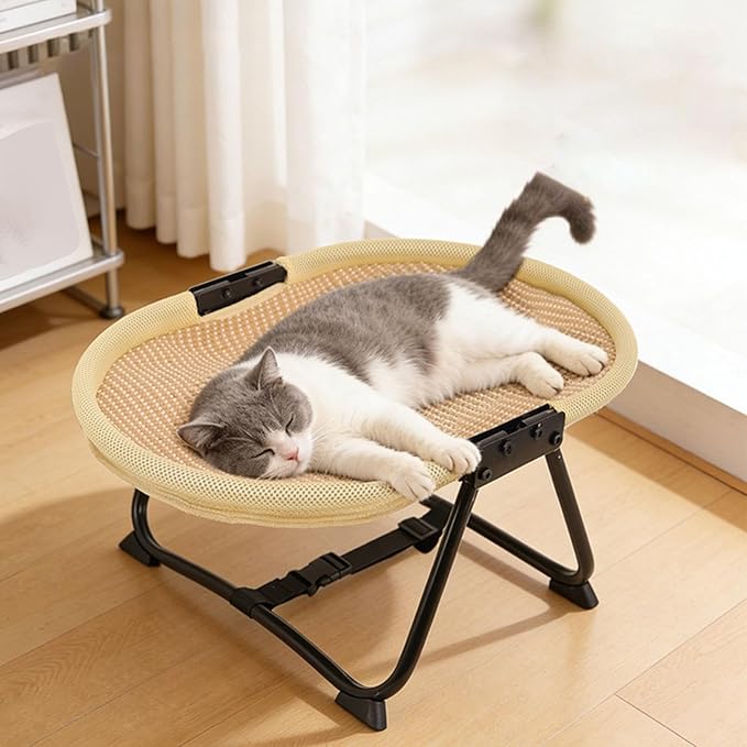 Elevated Pet Bed Furniture Accessory Indoor with Storage Bag Up