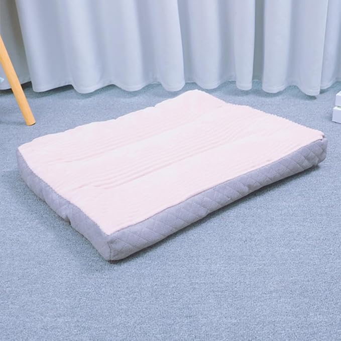 Dog Bed,pet Beds & Furniture,Machine-Washable Cushion for Dogs and Cats,Suitable for Dogs, Floor Furniture Use Pink L
