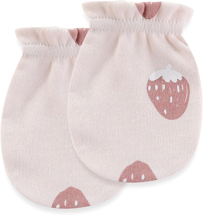 Newborn Baby Boy Girl Caps Mittens Socks Set Cotton Baby Essentials Accessories (Hats+Gloves+Socks)