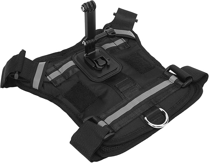Acouto Dog Harness Dog Harness Mount Camera Nylon Chest and Back Fixation Pet Camera Mount Vest Large Medium and Small Dogs Vest Harnesses