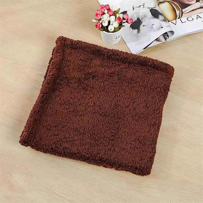 Pet Blankets for Couch Sofa Bed Dog Blankets Reversible Cat Blanket Soft Furniture Protector Cover for Small Medium Large Dogs Cats, Brown, 31 x 39 inches