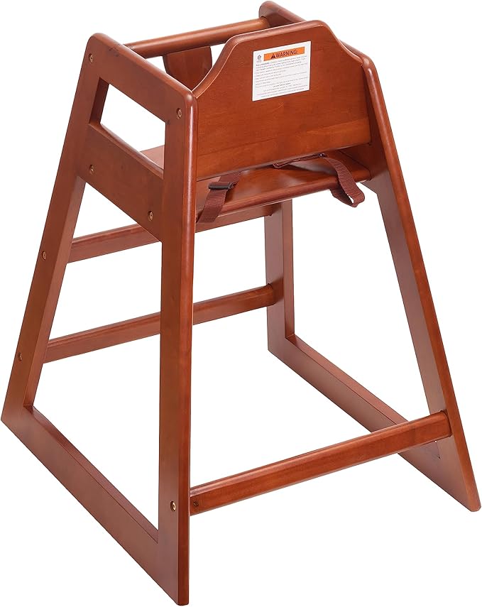 Baby Highchairs, Durable Dining Feeding Chair with Steps, High Chairs for Babies and Toddlers, Seating Ready-to-Assemble Restaurant Wood High Chair, Wooden High Chair (Highchair/Booster/Chair)
