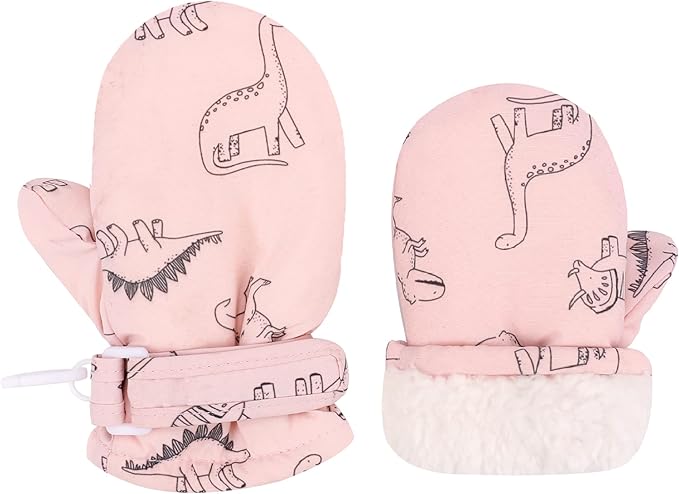 Toddler Gloves Kids Mittens Winter Warm Lined Fleece Gloves Waterproof Snow Baby Mitten for Boys Girls