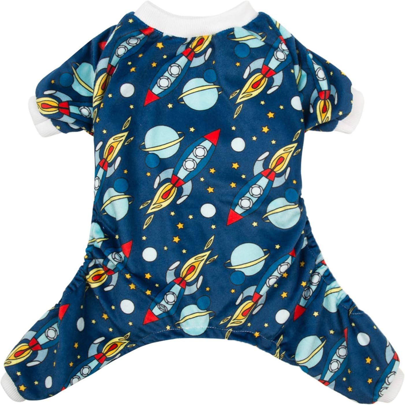 CuteBone Small Dogs Outfit Soft Puppy Onesies Pjs Dog Pajamas Pet Coat Cat Apparel Comfy Doggie Jumpsuit Bodysuit for All Seasons P16XL